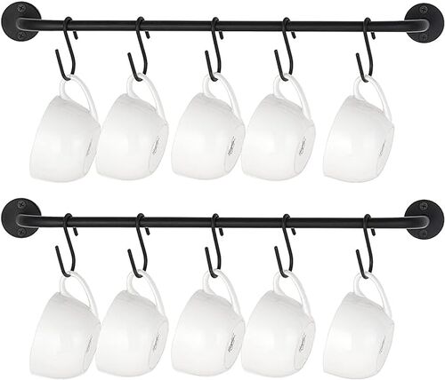 Mkono Mug Holder Wall Mounted Coffee Cup Rack Hanger