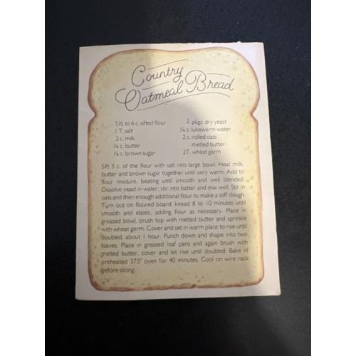 Country Oatmeal Bread