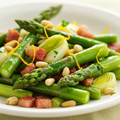 Pancetta Asparagus Sauté with Citrus