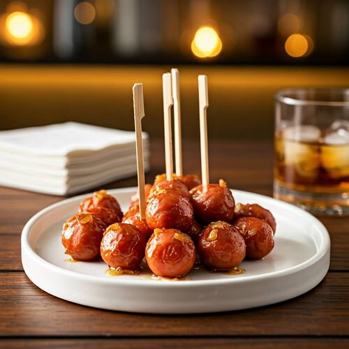 Bourbon Hot Dog Canape