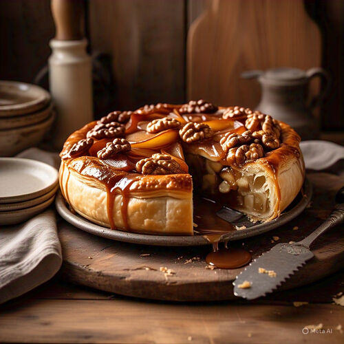Upside-down Apple Pie