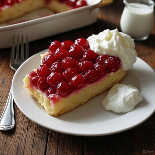 Cherry Casserole with White Cake Mix