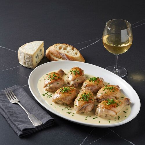 Chicken With Roquefort Cream Sauce