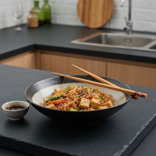 Teriyaki With Japanese Noodles Using Ready Chef Go Bags