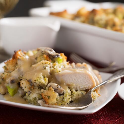 Chicken'n Stuffing Scallop