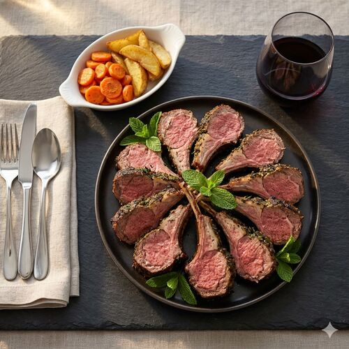 Savory Mint Lamb Chops