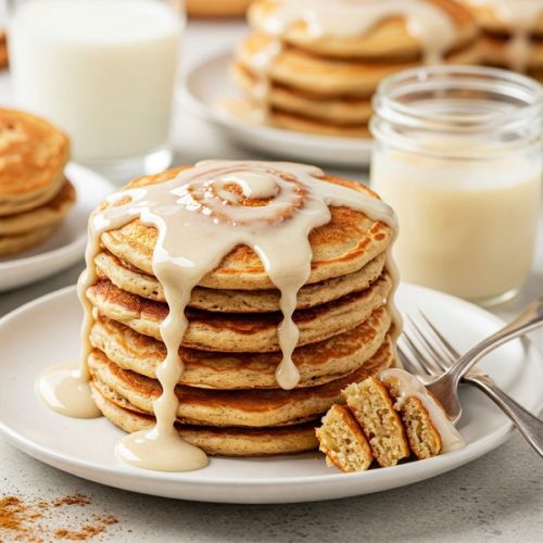 Cinnamon Roll Pancakes