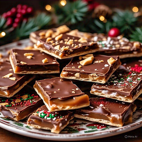 Christmas Crack Saltine Toffee