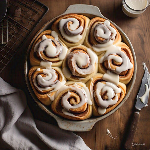 Cream Cheese Icing for Cinnamon Rolls