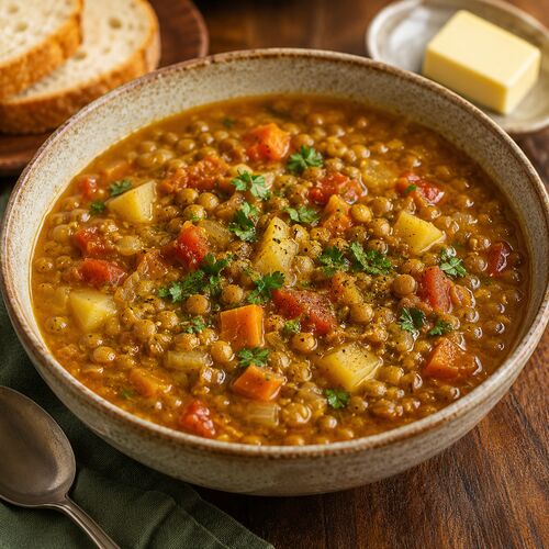 Curried Lentil Soup - 2