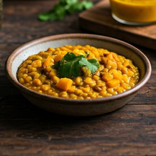 Red Lentil and Squash Dhal