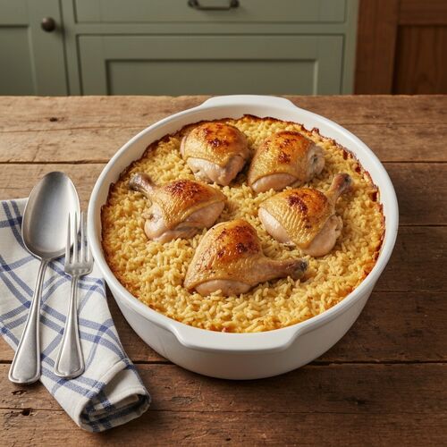 Easy Chicken And Rice Casserole