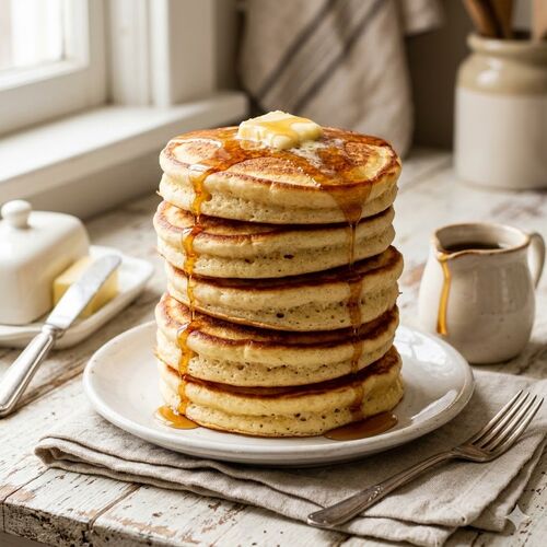 Perfect Light and Fluffy Pancakes