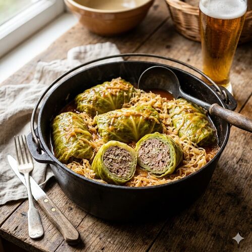 Galishties - German Stuffed Cabbage