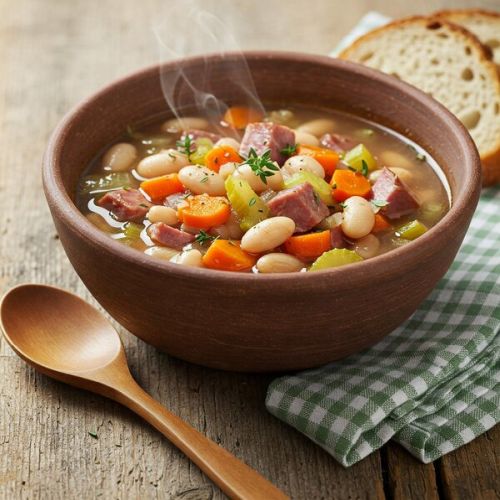 Basic Ham & Bean Soup