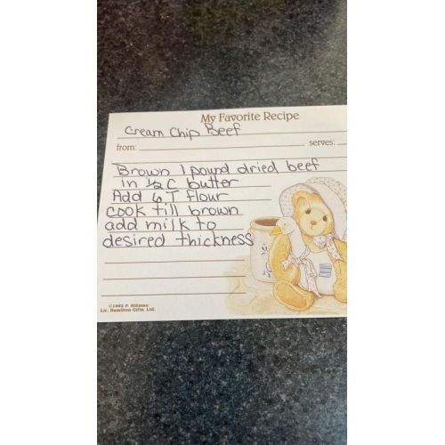 Creamed Chipped Beef (aka SOS or Shi* On A Shingle)