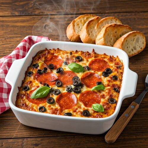 Pizza Seven Layer Dip