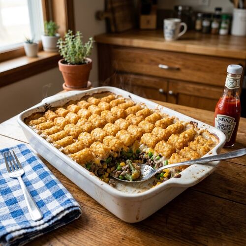 Classic Tater Tot Hotdish