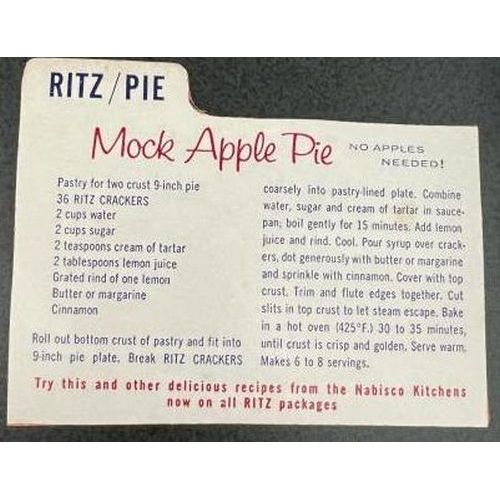 Ritz Mock Apple Pie (No Apples Needed)