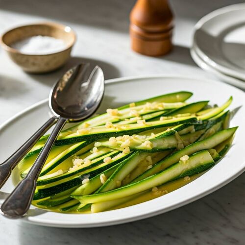 Jacques Pépin's Julienne of Zucchini