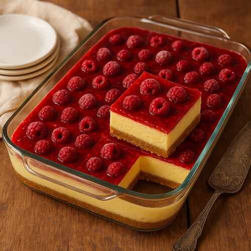 Lemon Raspberry Cheesecake