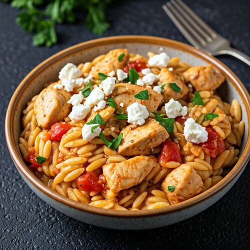 Mediterranean Chicken With Feta Cheese