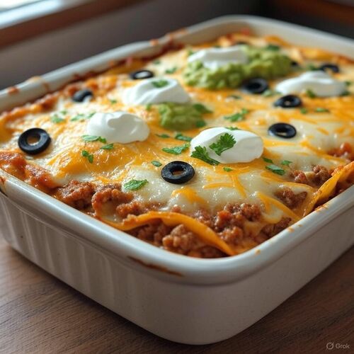 Mexican Lasagna, aka Enchiladas