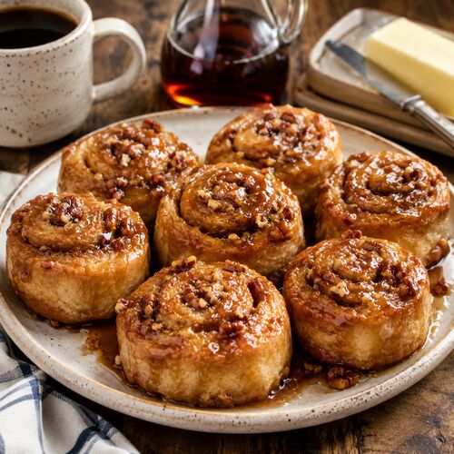Maple Nut Coffee Buns