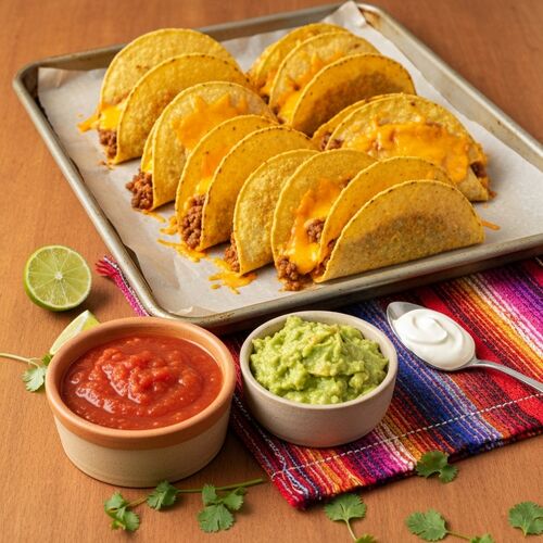 Crispy Oven Baked Tacos