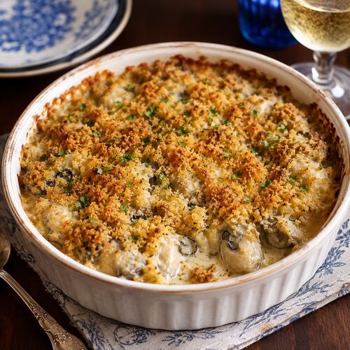 Perfect Scalloped Oysters