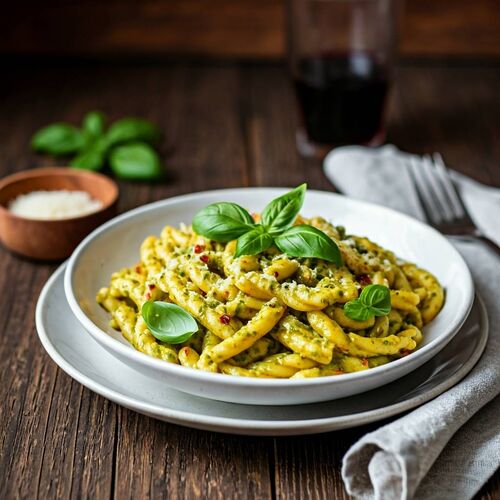 Spicy Pesto Pasta
