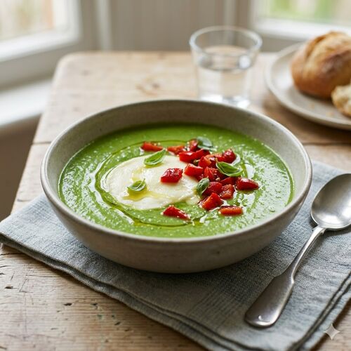Pea And Basil Soup