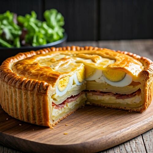 Potato Bacon & Egg Pie