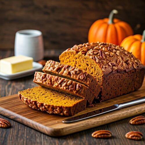 Spicy Pumpkin-Nut Bread