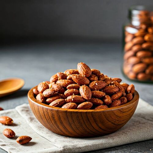 Microwave Roasted Almonds