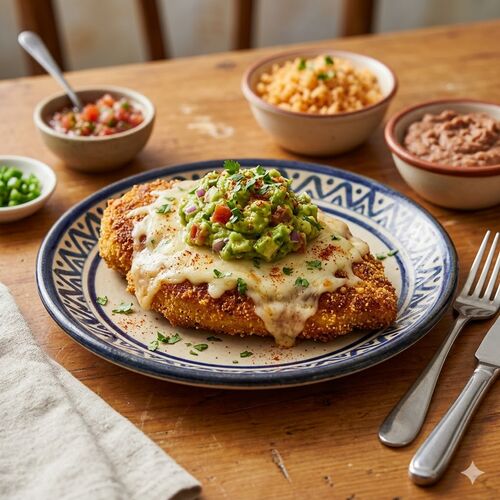 Salsa Chicken With Guacamole