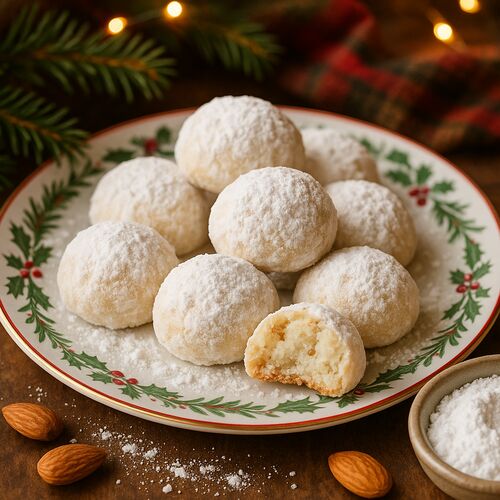 Almond Snowball Cookies