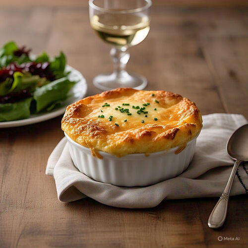 Jacques Pépin's Fast Cheese Soufflé