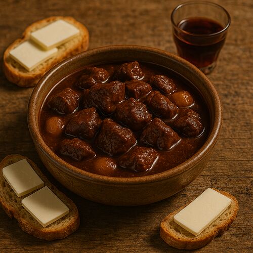 Beef Stew With Onions - Stefado