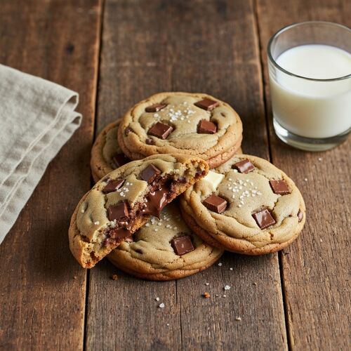 Triple Chocolate Chip Cookies