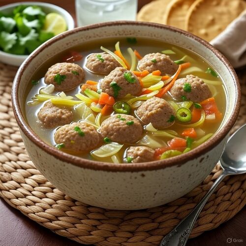 Turkey Albondigas Soup