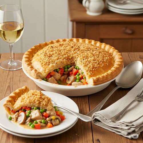 Turkey - Easy Pot Pie From Your Turkey Leftovers